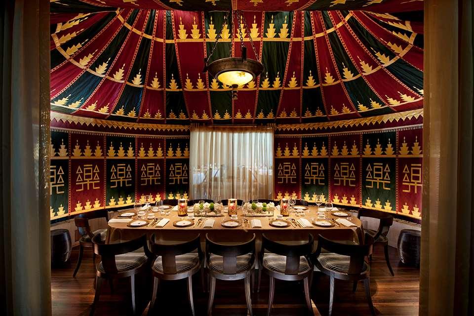 Crown Towers Melbourne 호텔 시설 사진 The interior of the restaurant