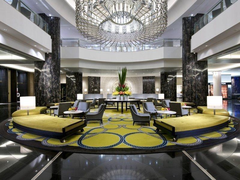 Crown Towers Melbourne 호텔 외부 사진 The lobby of the hotel